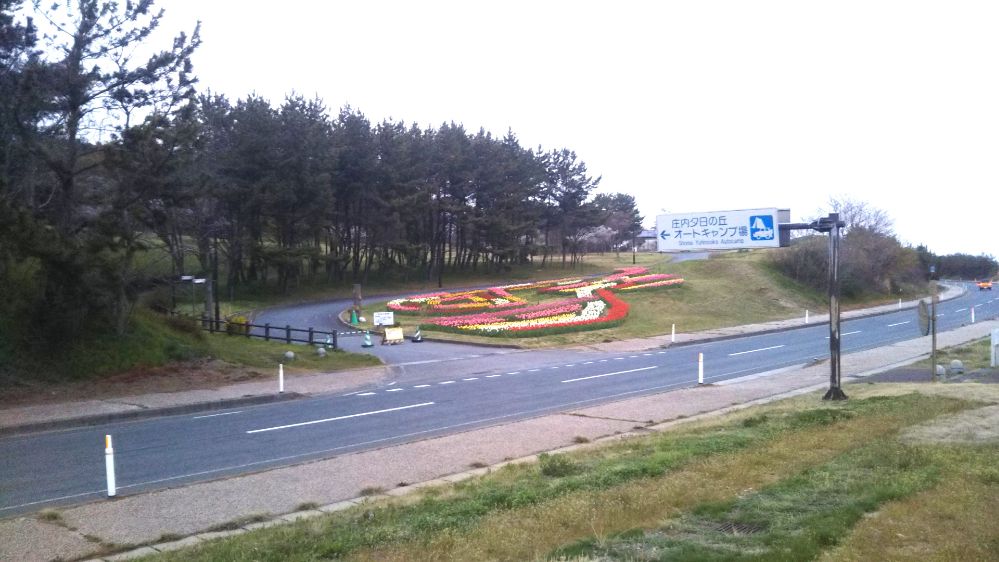 庄内空港 庄内夕日の丘 チューリップ 緑地公園 鶴岡 庄内 山形