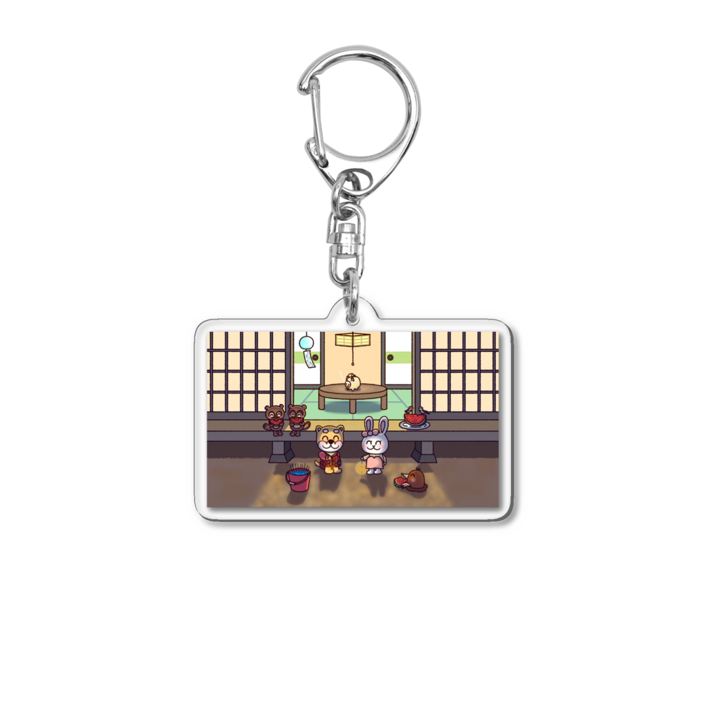 しばうさ.net グッズ アクリルキーホルダー SUZURI スズリ