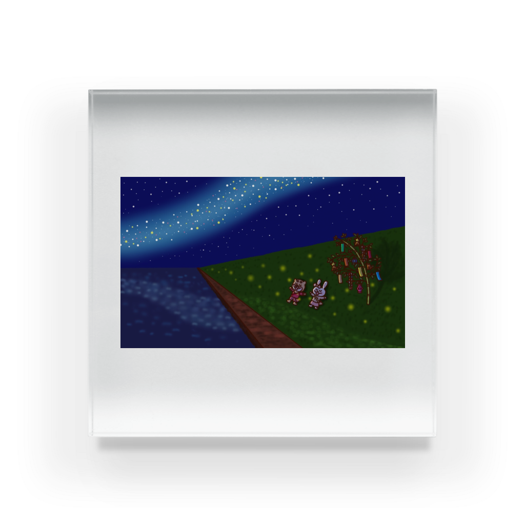 しばうさ.net グッズ アクリルブロック SUZURI スズリ