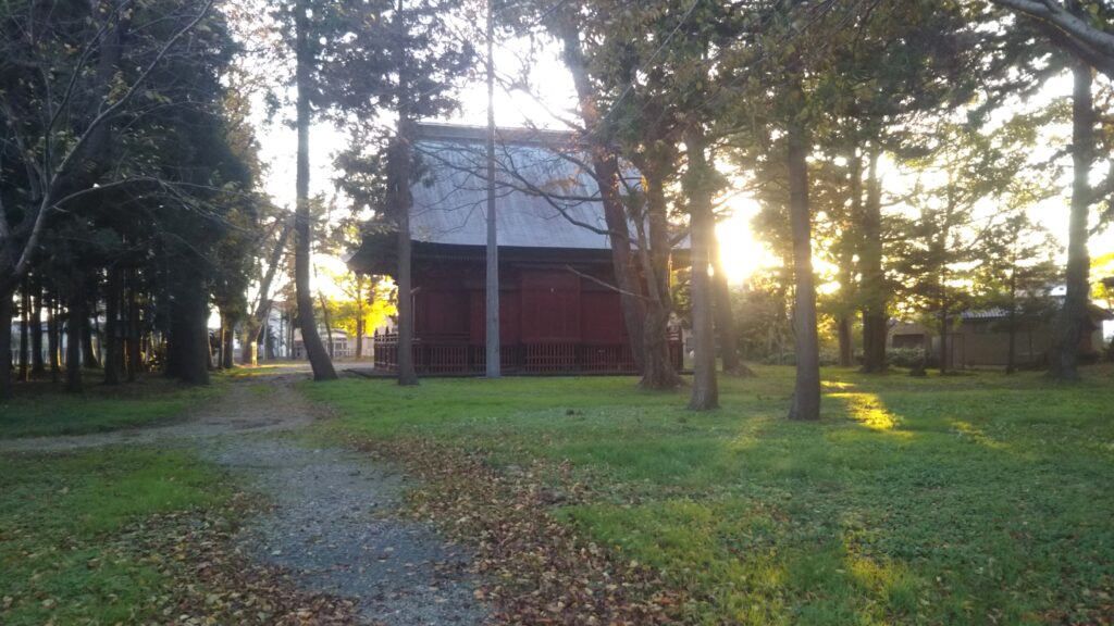 八幡公園 八幡神社 紅葉 銀杏 もみじ狩り 余目 庄内 山形