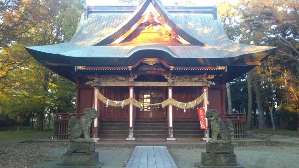 八幡公園 八幡神社 紅葉 銀杏 もみじ狩り 余目 庄内 山形