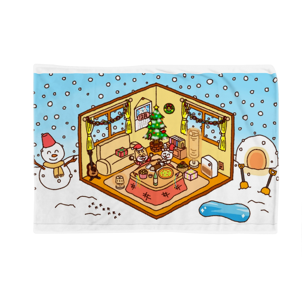 しばうさ.net グッズ ブランケット クリスマス