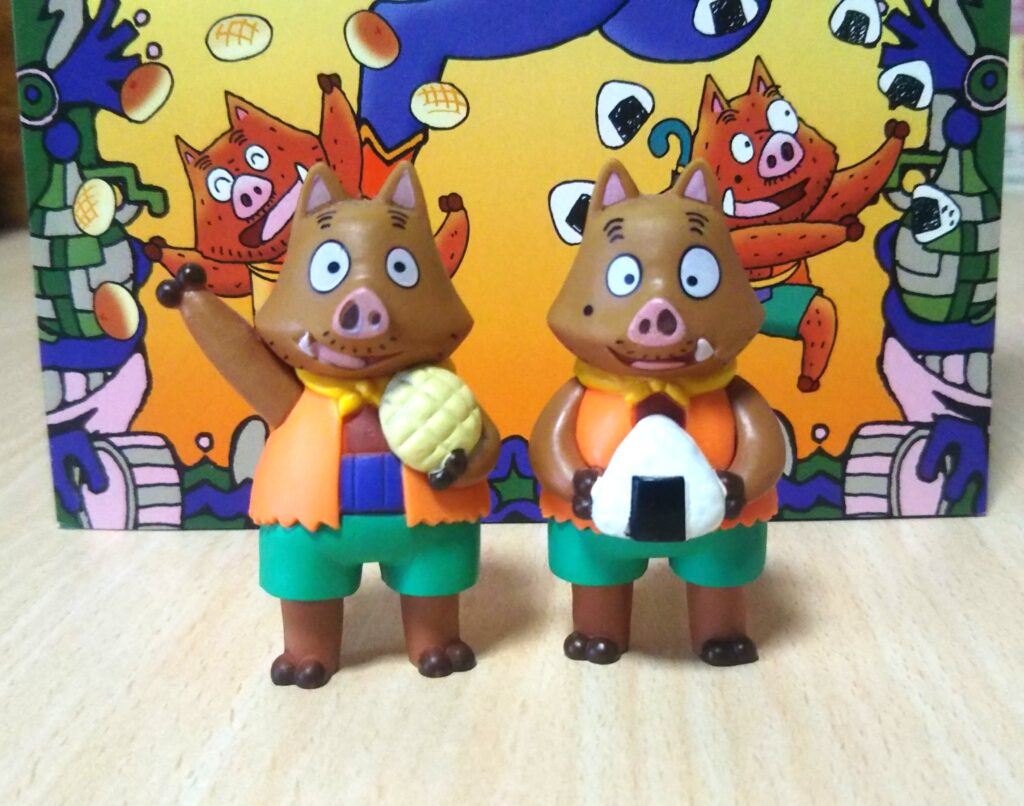 かいけつゾロリのグッズたち🦊🐗🐗】ゾロリのパペット、イシシとノシシ