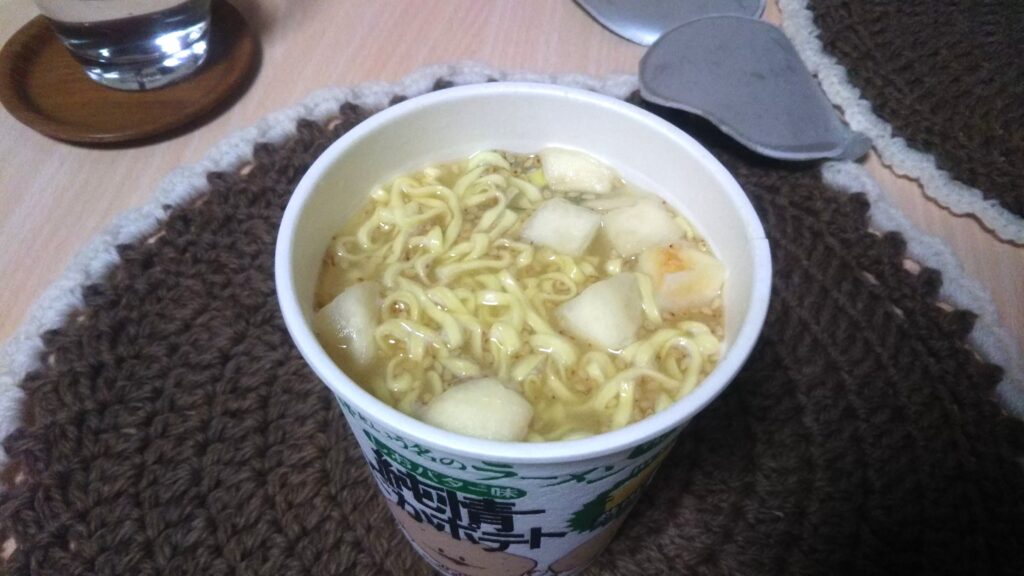 青春という名のラーメン しおバター味 純情でかポテト レビュー 感想