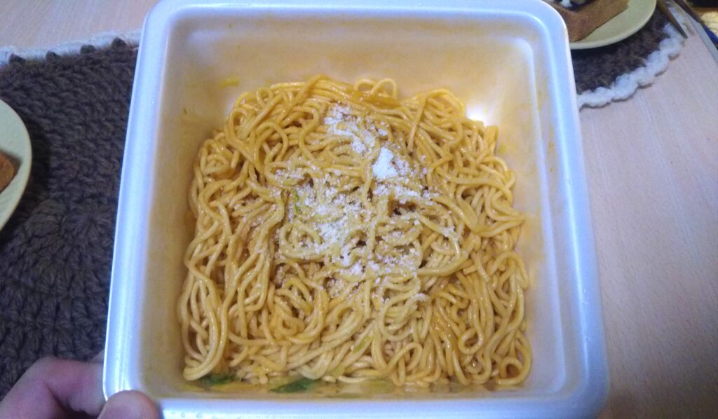 U.F.O. トマト&チーズ ピザ味焼きそば レビュー 感想