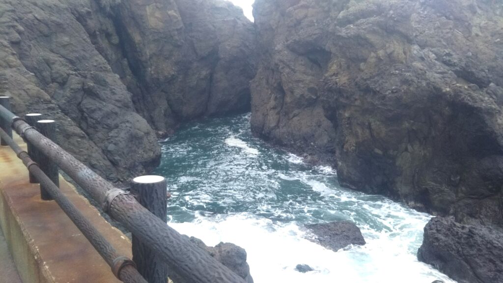 由良海岸 白山島