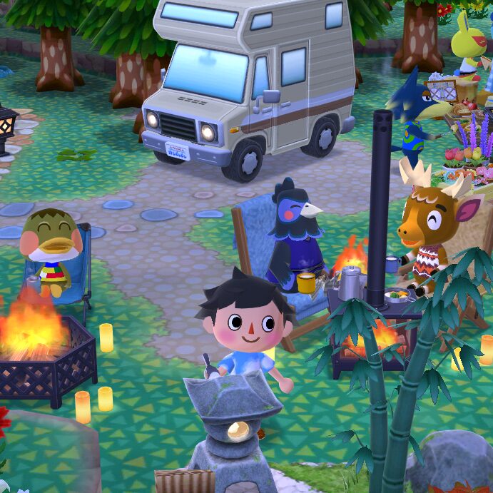 どうぶつの森 ポケットキャンプ チャック まりも クロベエ